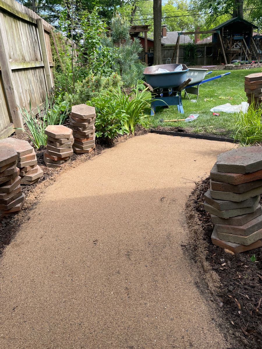 Hardscape Installation for MDR Landscaping in Urbana, IL