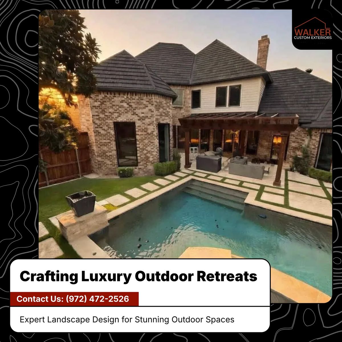 Patio Construction & Outdoor Living for Walker Custom Exteriors in Dallas, TX