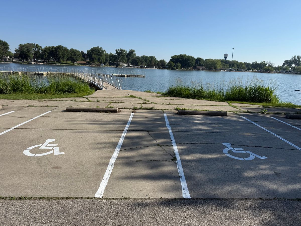 Line Striping for Midwest Line Striping LLC in Spirit Lake, IA