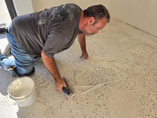 Terrazzo flooring for Surface FX in La Quinta, CA