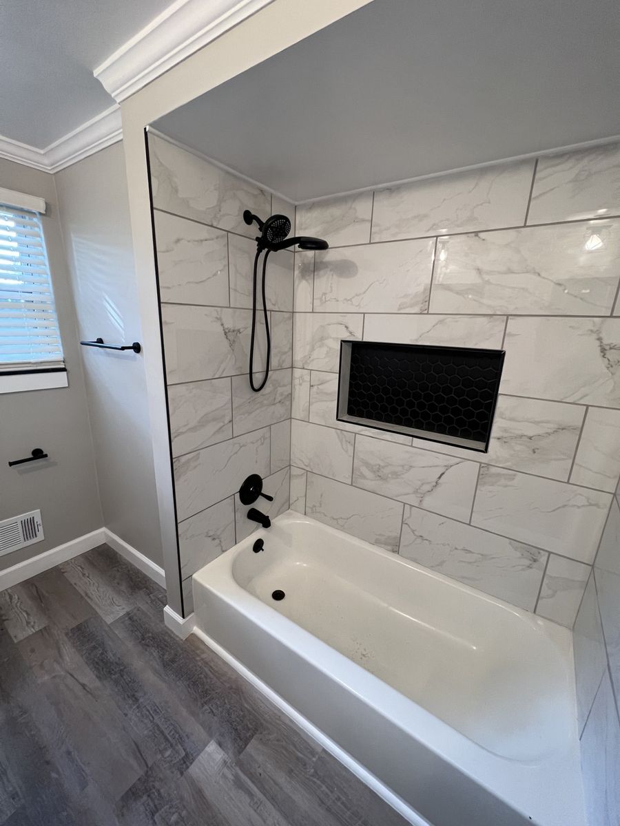 Tiling for Tucker Home Solutions in Sterling Heights, MI