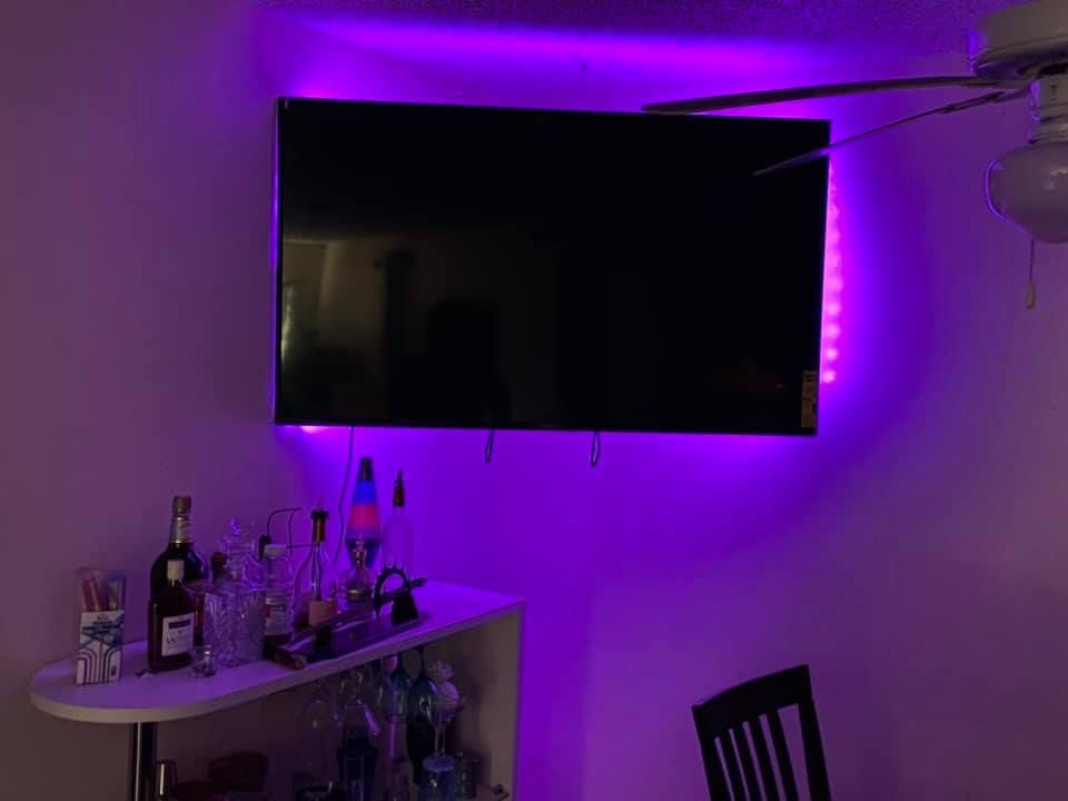 LED lighting for Lawerence TV Mounting in Jacksonville, FL