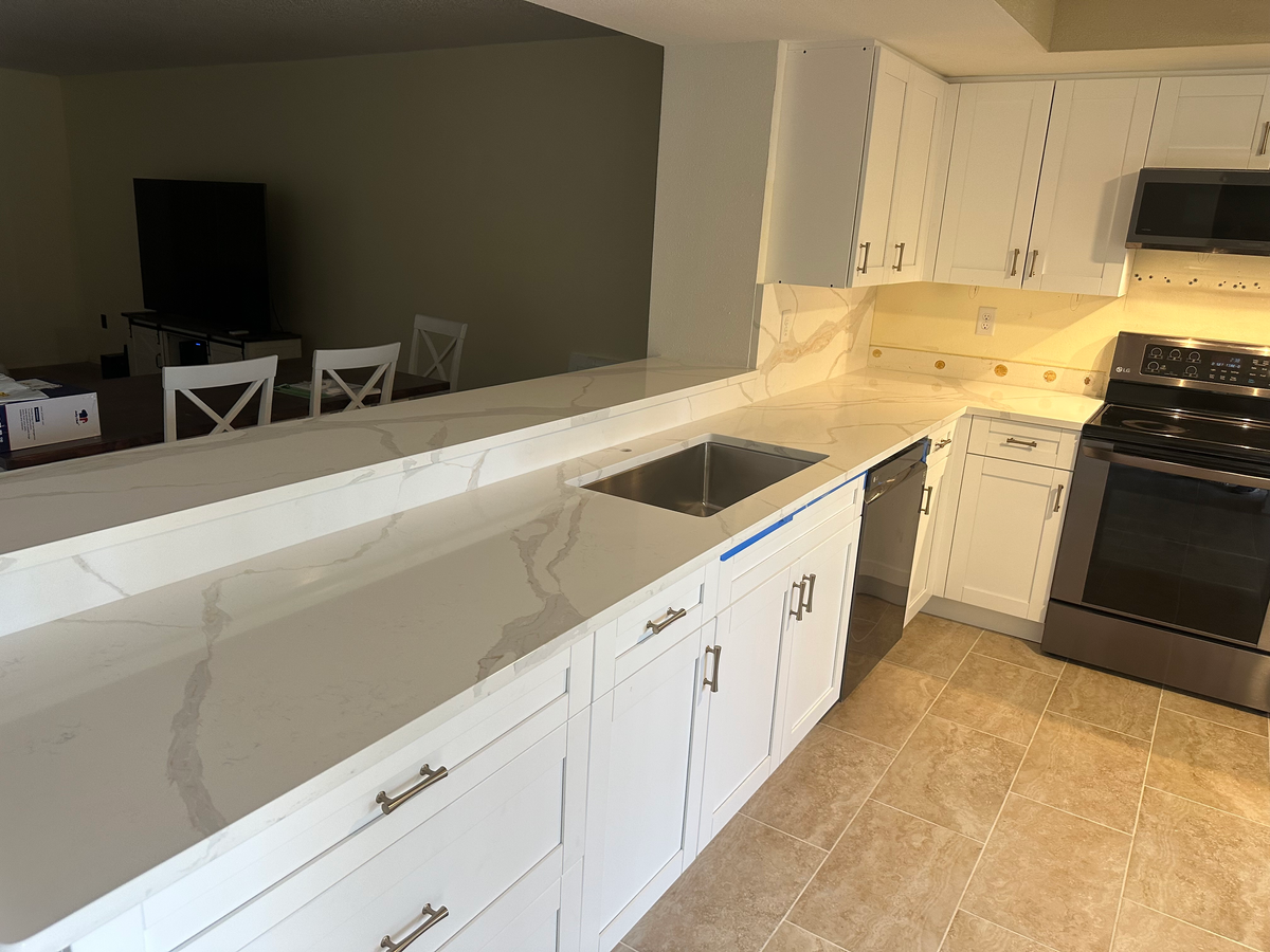 Natural Stone Countertop Installation for Supreme Stone in Ocala, FL