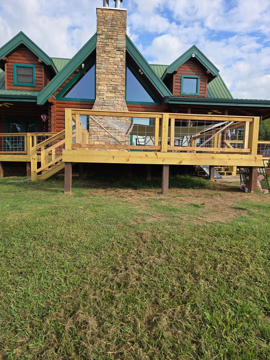 Deck Installation for The Handyman Viking in Dandridge, TN