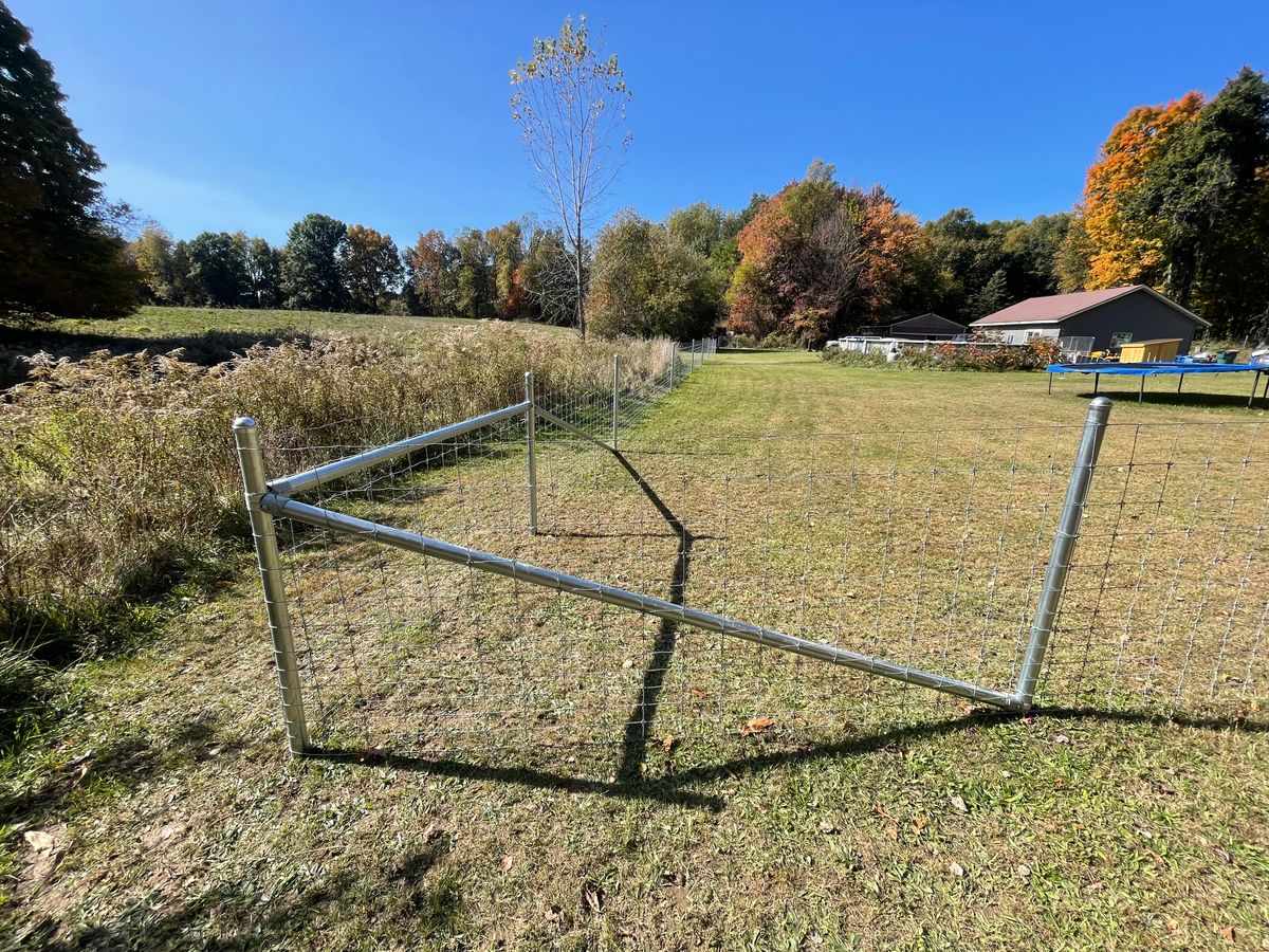 Fence Installation for TMF Services in Lapeer County, MI