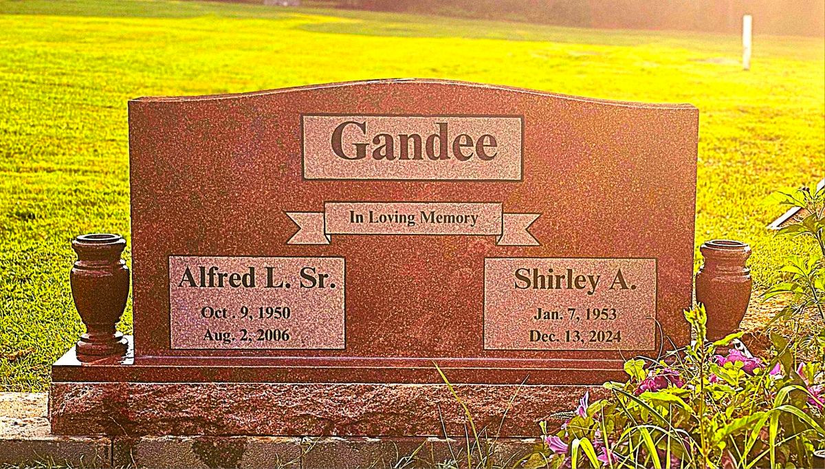 Rose Granite Monuments for A&L Custom Rock Work, Monuments, & Welding in Wister, OK