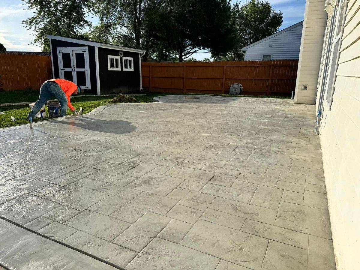 Patio Design & Installation for H&R Concrete in Shelbyville, IN