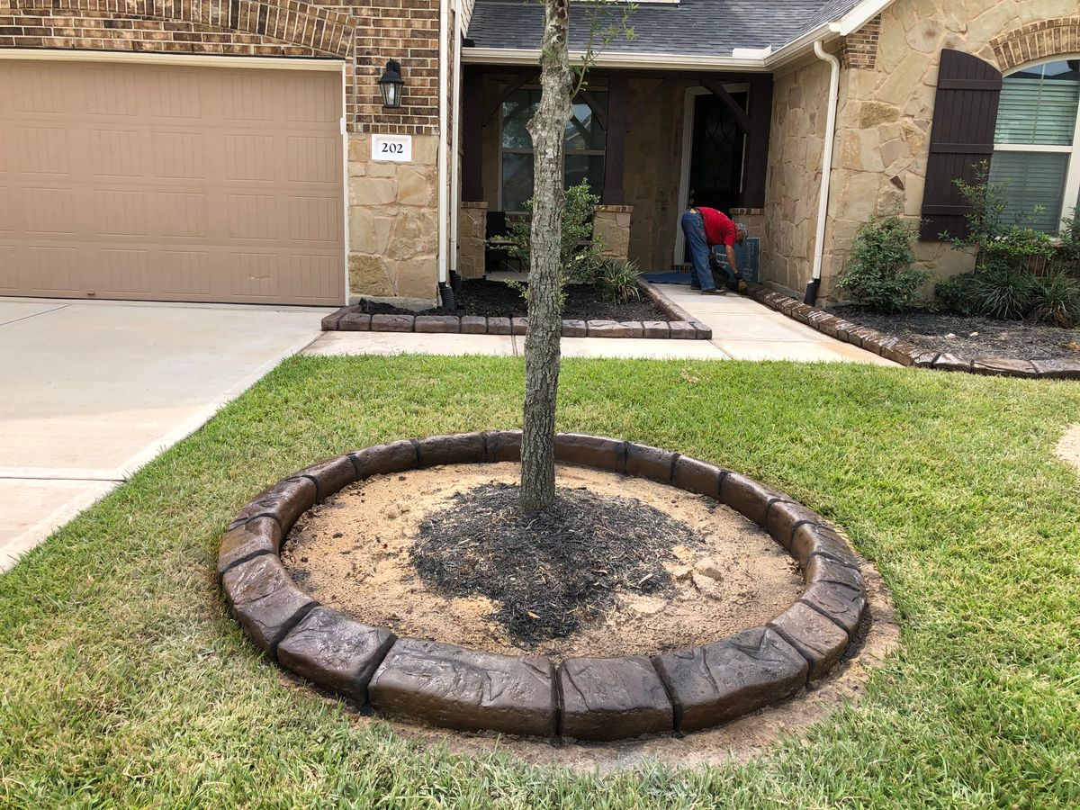 Landscaping for Texas Curb N Borders in Houston, TX