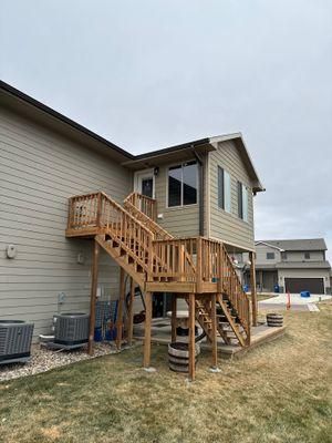 Deck Installation for Daggett Construction in Sioux Falls, SD