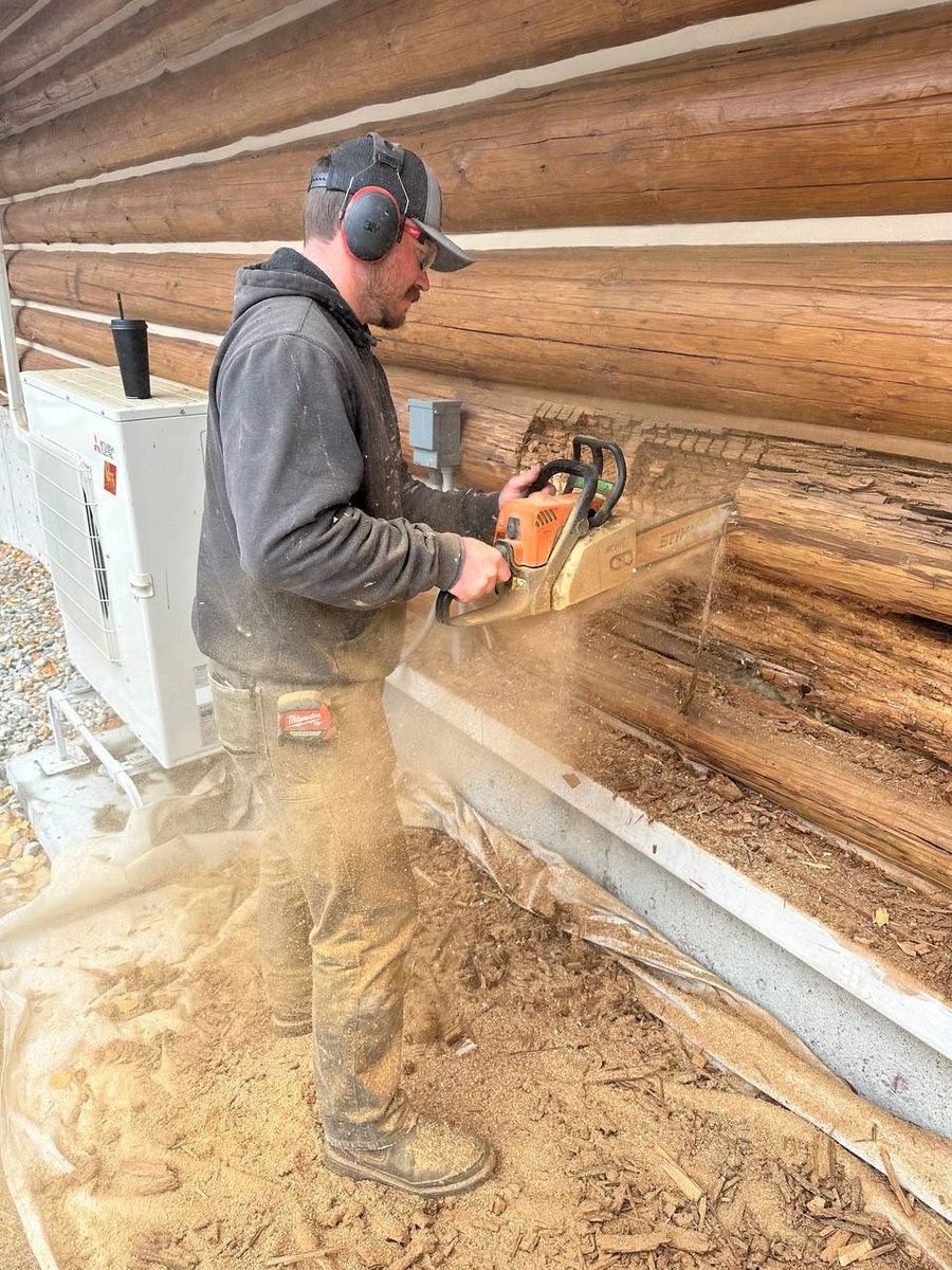 Log Home Refinishing for Chewelah Painting in Spokane, WA