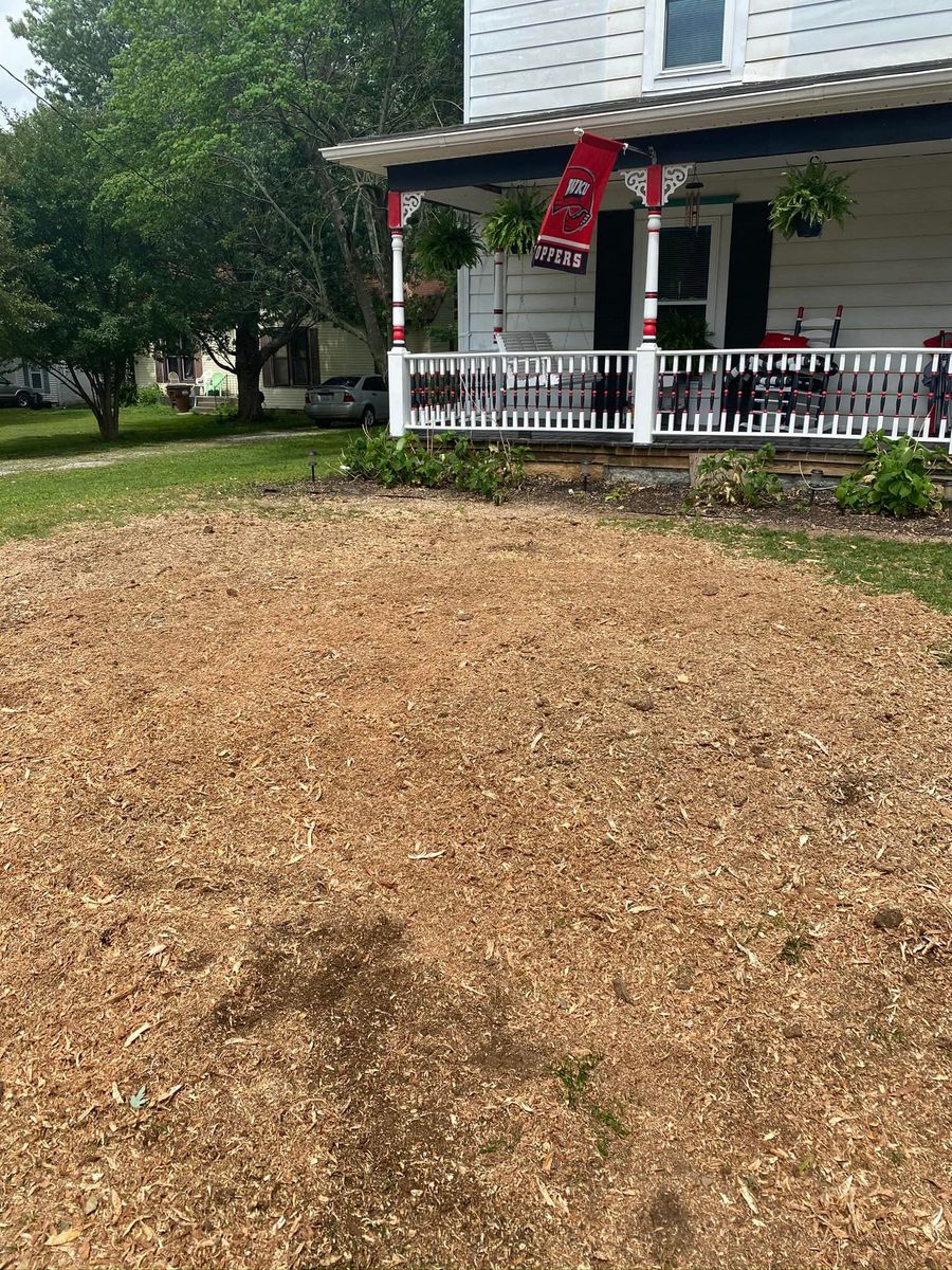 Stump Removal for Greenskeeper Property Management in Elizabethtown, KY