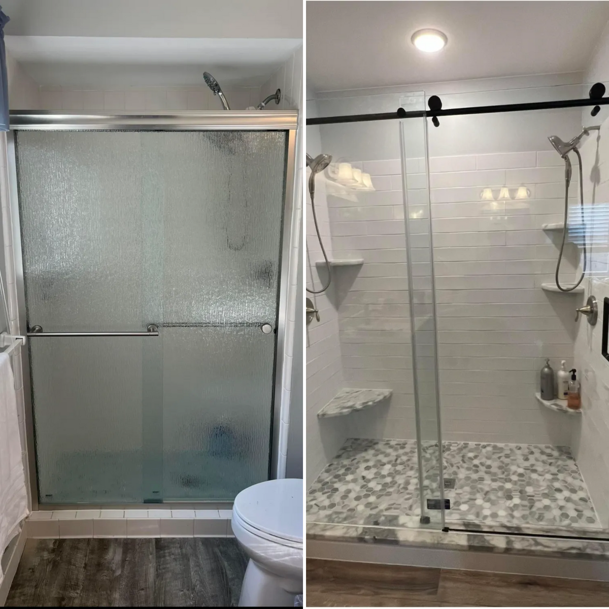 Shower Door Installation for Precision Pro Home Solutions in Saint Clair, MI