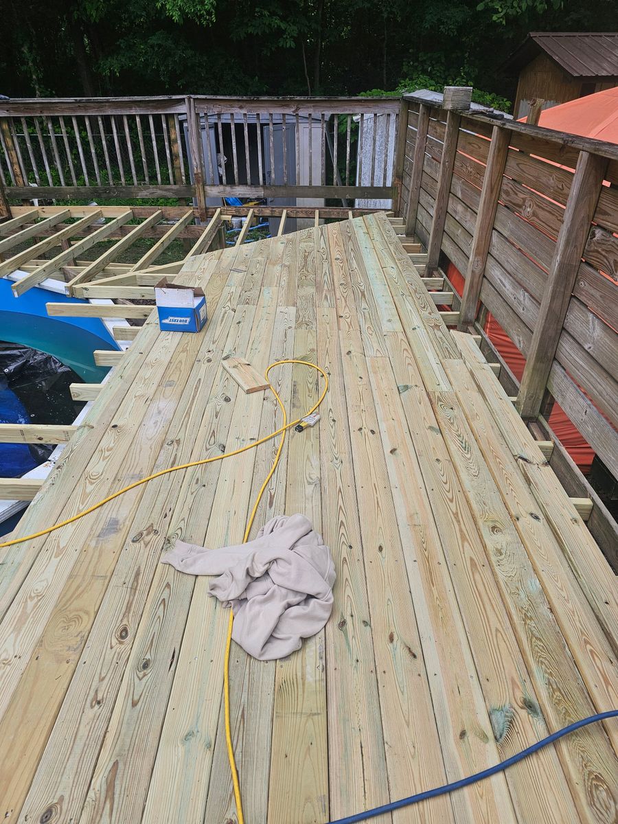 Decking for A&D Home Improvements in Cleveland, TN
