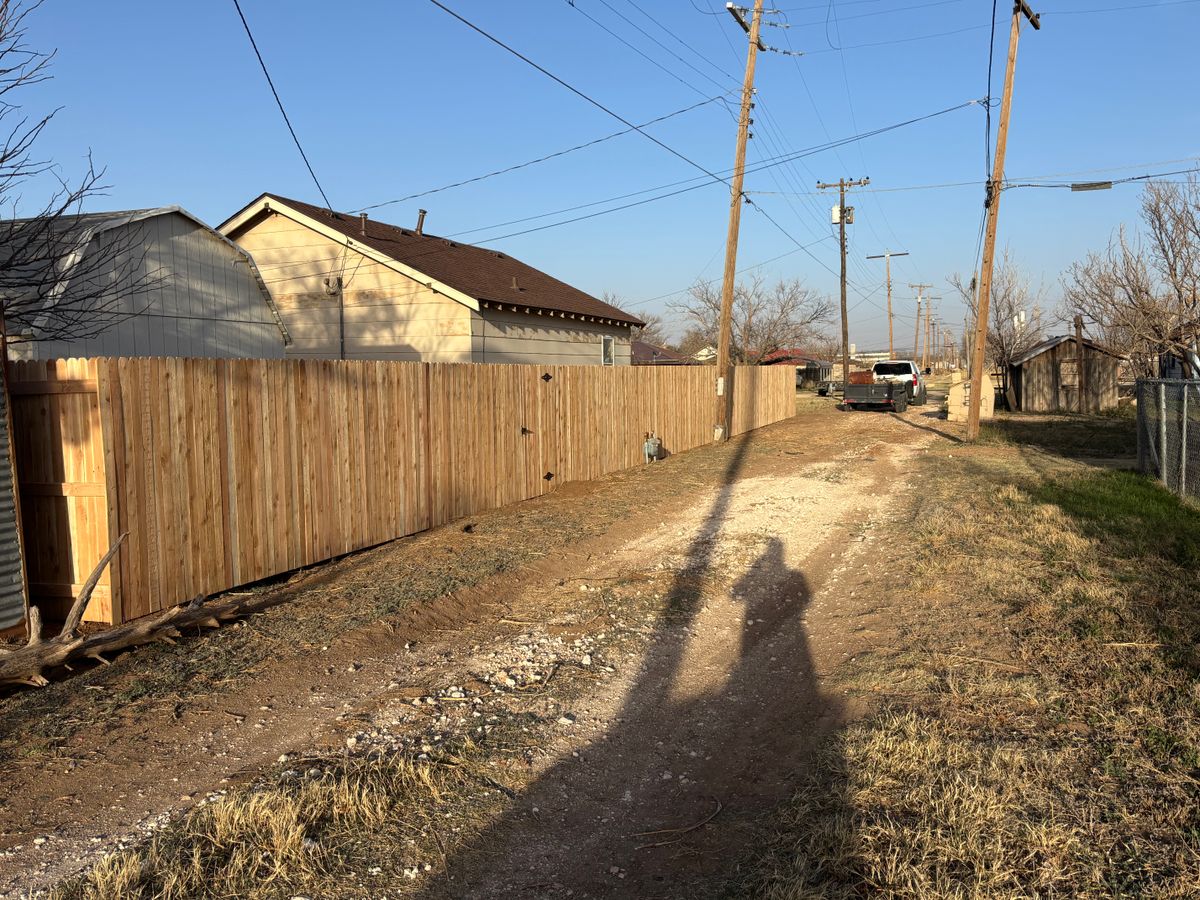 Fence Installation for Straight Edge Siding, Fencing & Decks in Pampa, TX