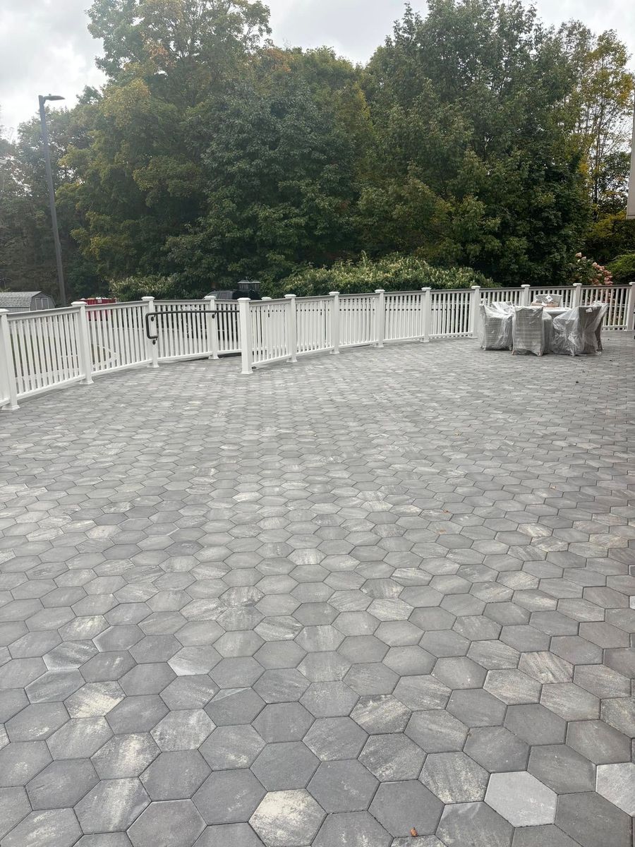 Patio Design & Construction for Z. Hastings Landscape Construction in Templeton, MA