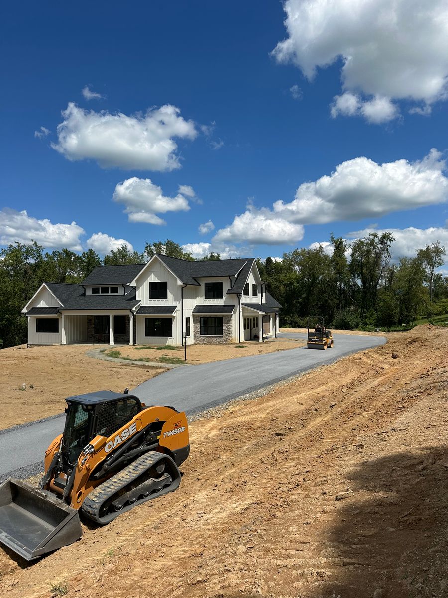 Grading for James R Carter Paving in Roanoke, VA