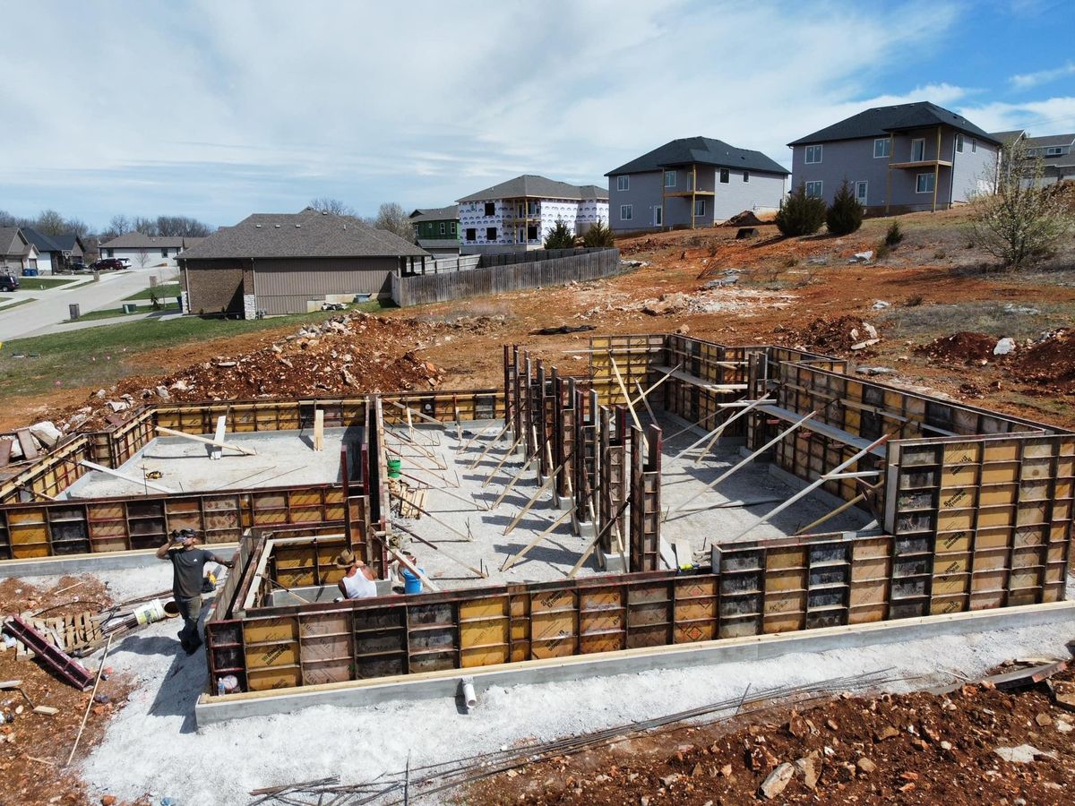 Foundation Walls for Kain's Concrete in Springfield, MO