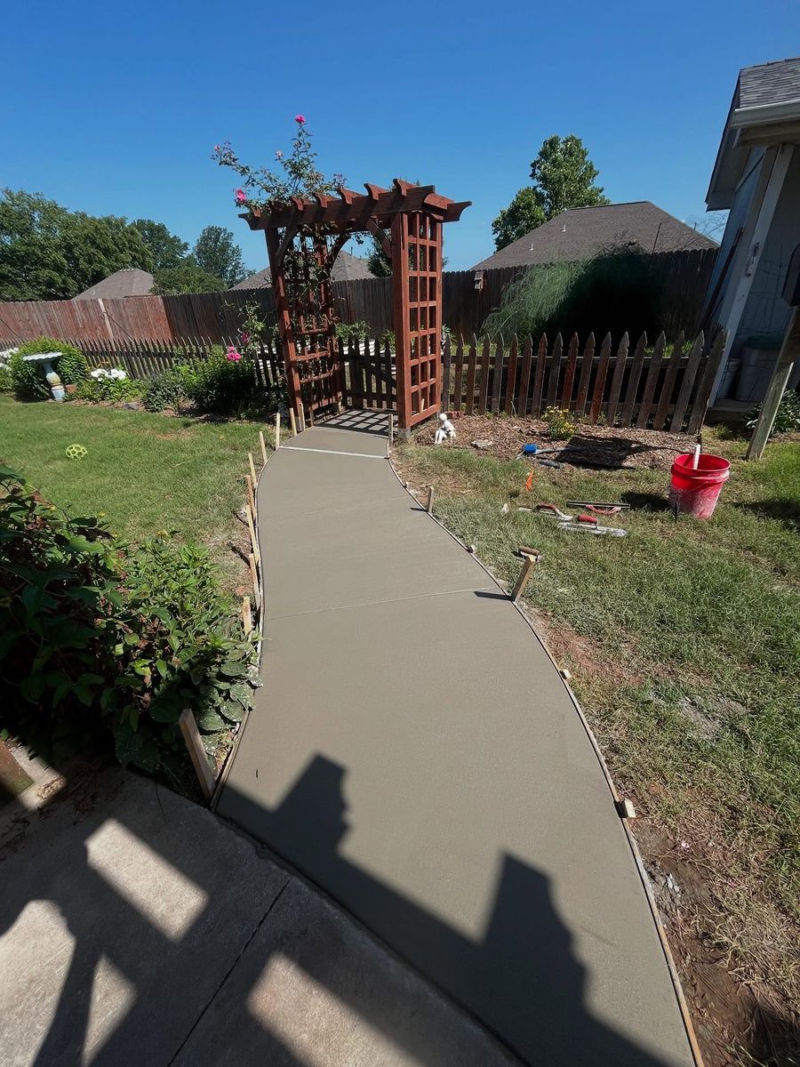 Concrete Steps & Sidewalks for Sol Co in Tulsa, OK