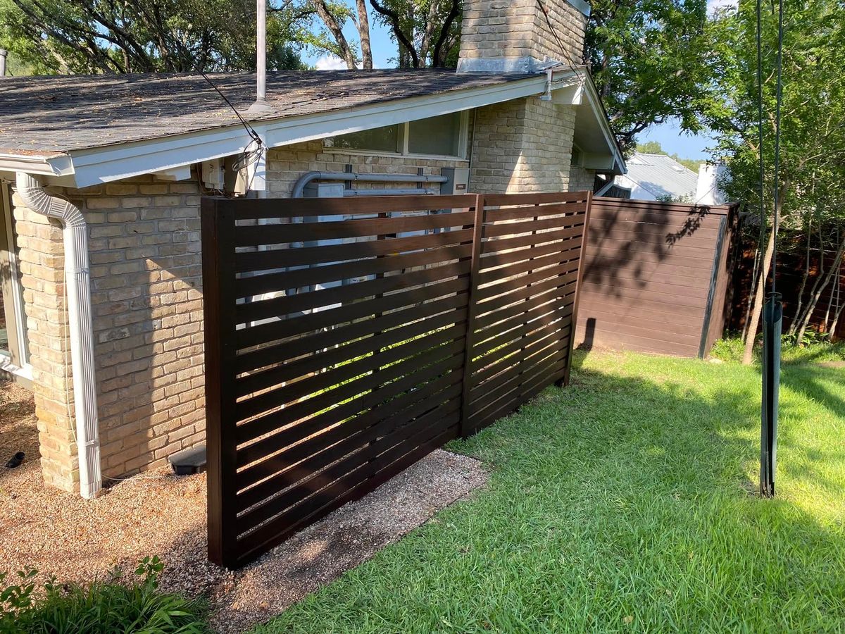 Fencing for Robert’s Lawn & Tree Service in Austin, TX