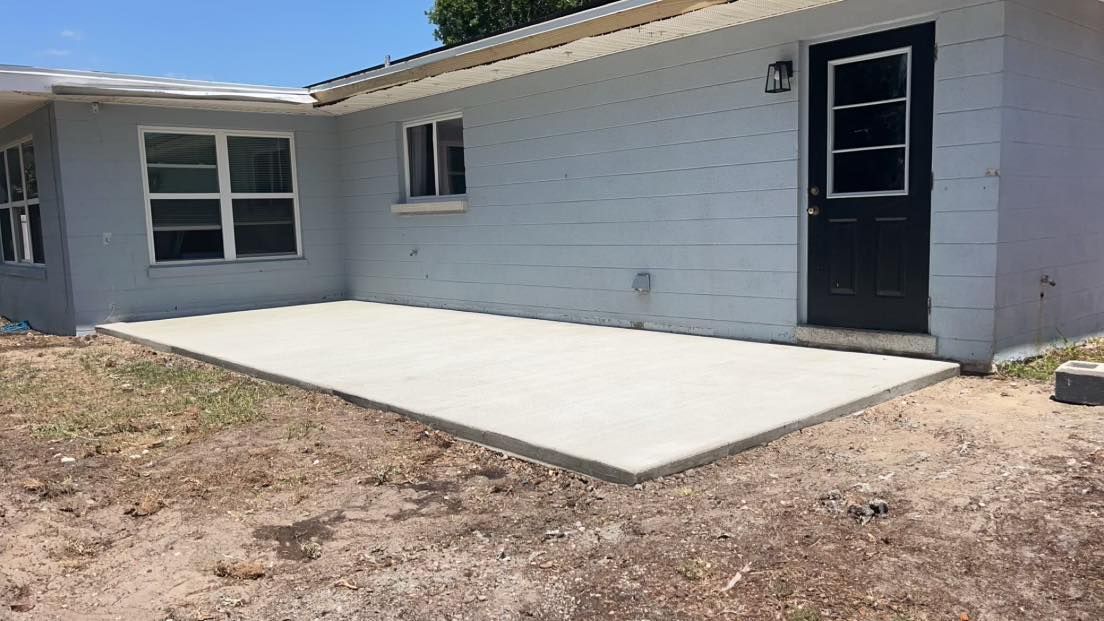 Concrete Pads for Chaney’s Environmental Services in Haines City, FL