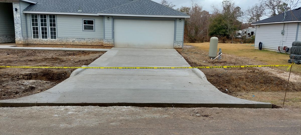 Driveways for Slabs on Grade - Concrete Specialist in Spring, TX