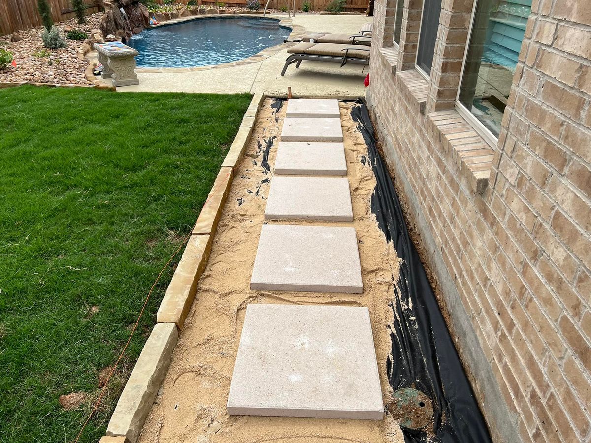 Patio Design & Construction for DR Landscape in San Antonio, TX