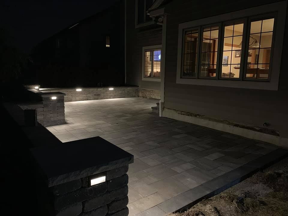 Brick Paver Installation for Dahl's Landscape & Design in Waukesha, WI