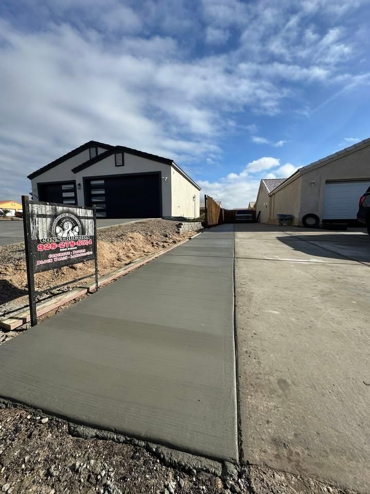 Driveway Design & Build for Brothers Quality Construction in Fort Mohave, AZ