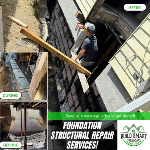 Foundation Underpinning for Build Smart Masonry and Roofing in Chelsea, MA