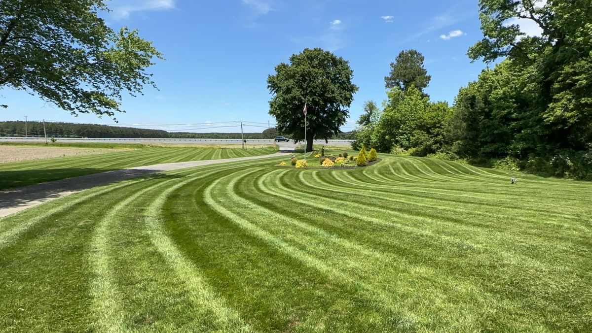 Mowing for Alex’s Grass Care in Salisbury, MD