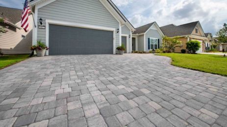 Paver Driveway for Rhino Roofing & Masonry in Boston, MA