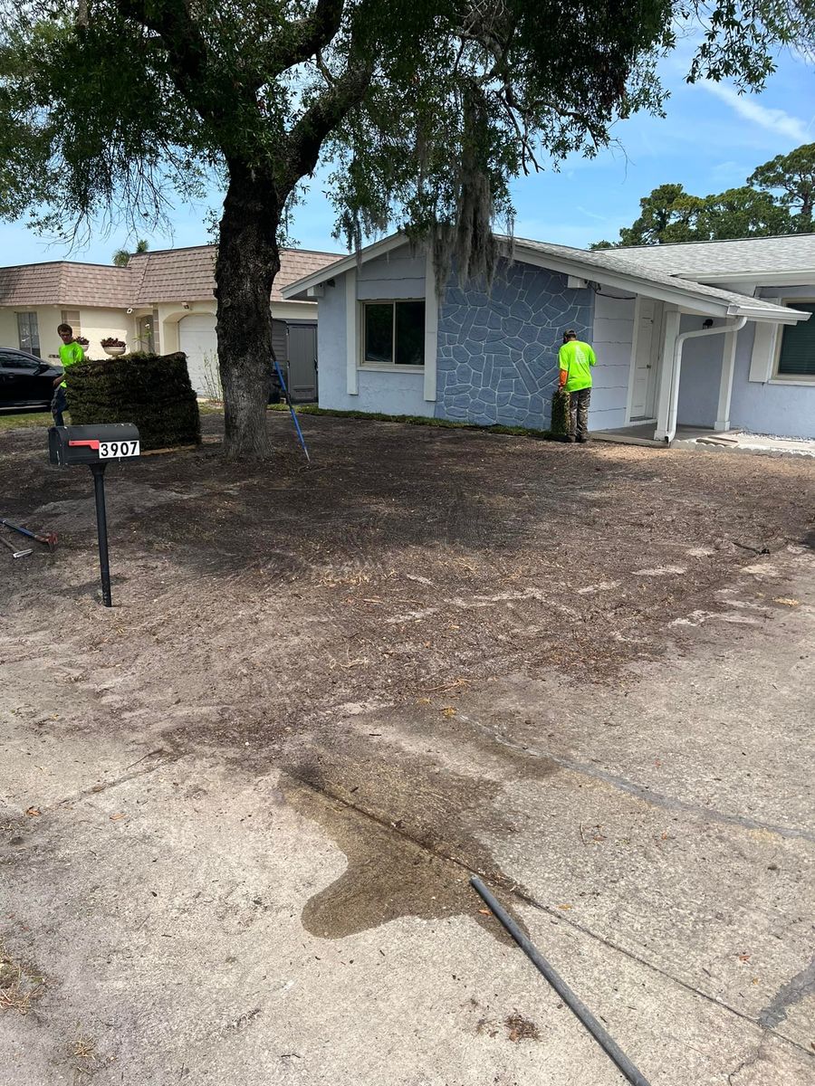 Sod Installation for Perfect MOs Landscaping in Hudson, FL