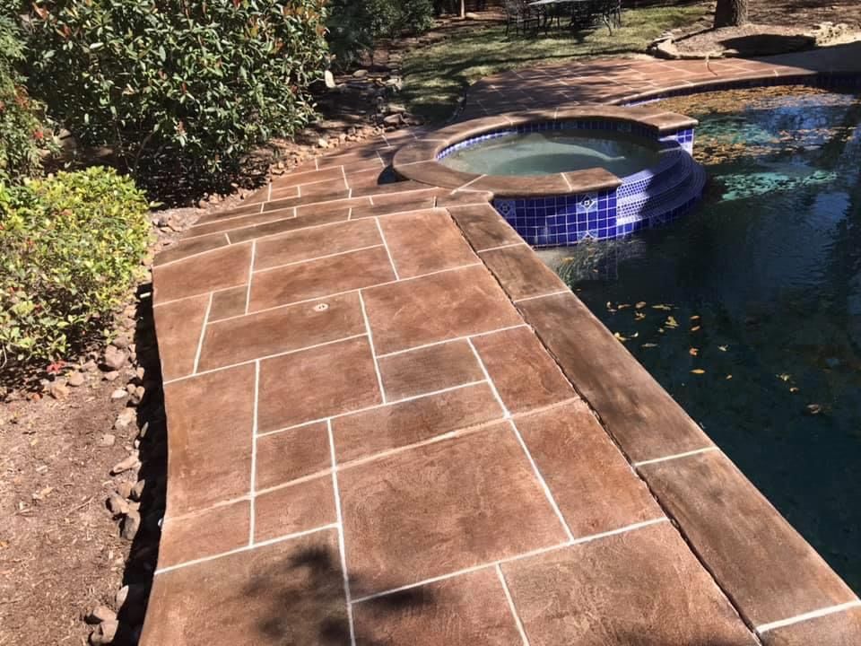 Pool Remodels for Texas Curb N Borders in Houston, TX