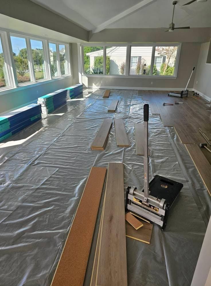 Kitchen Renovation for DL Construction & Flooring in Morehead City, NC