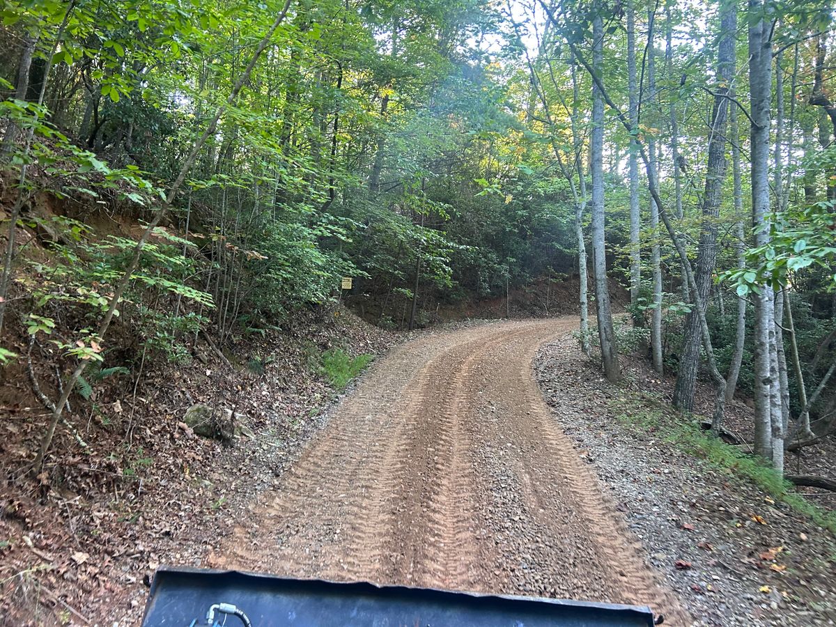 Grading and Excavation for The Gravel Guy in Blairsville, GA