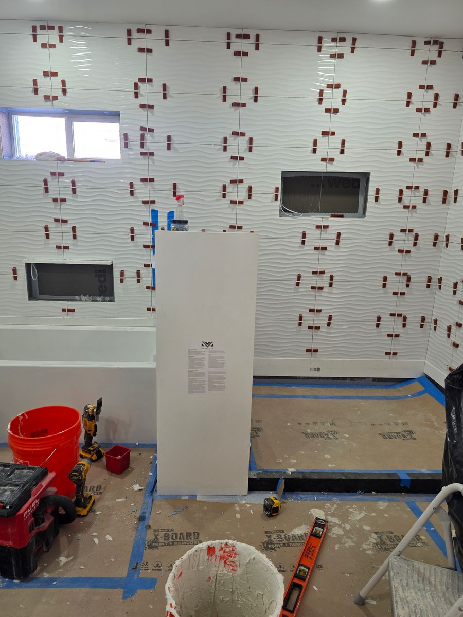 Tile Installation for GVL Renovations in Greenville, SC