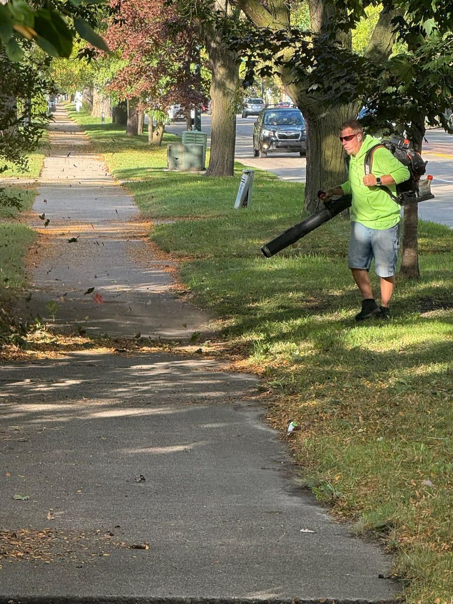 Weed Whacking for Daugherty's Tough Lawn Care in Essexville, MI