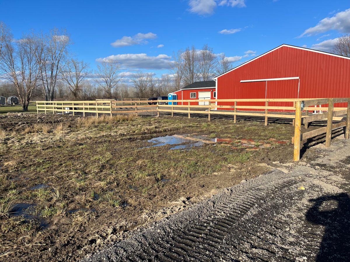 Fence Installation for TMF Services in Lapeer County, MI