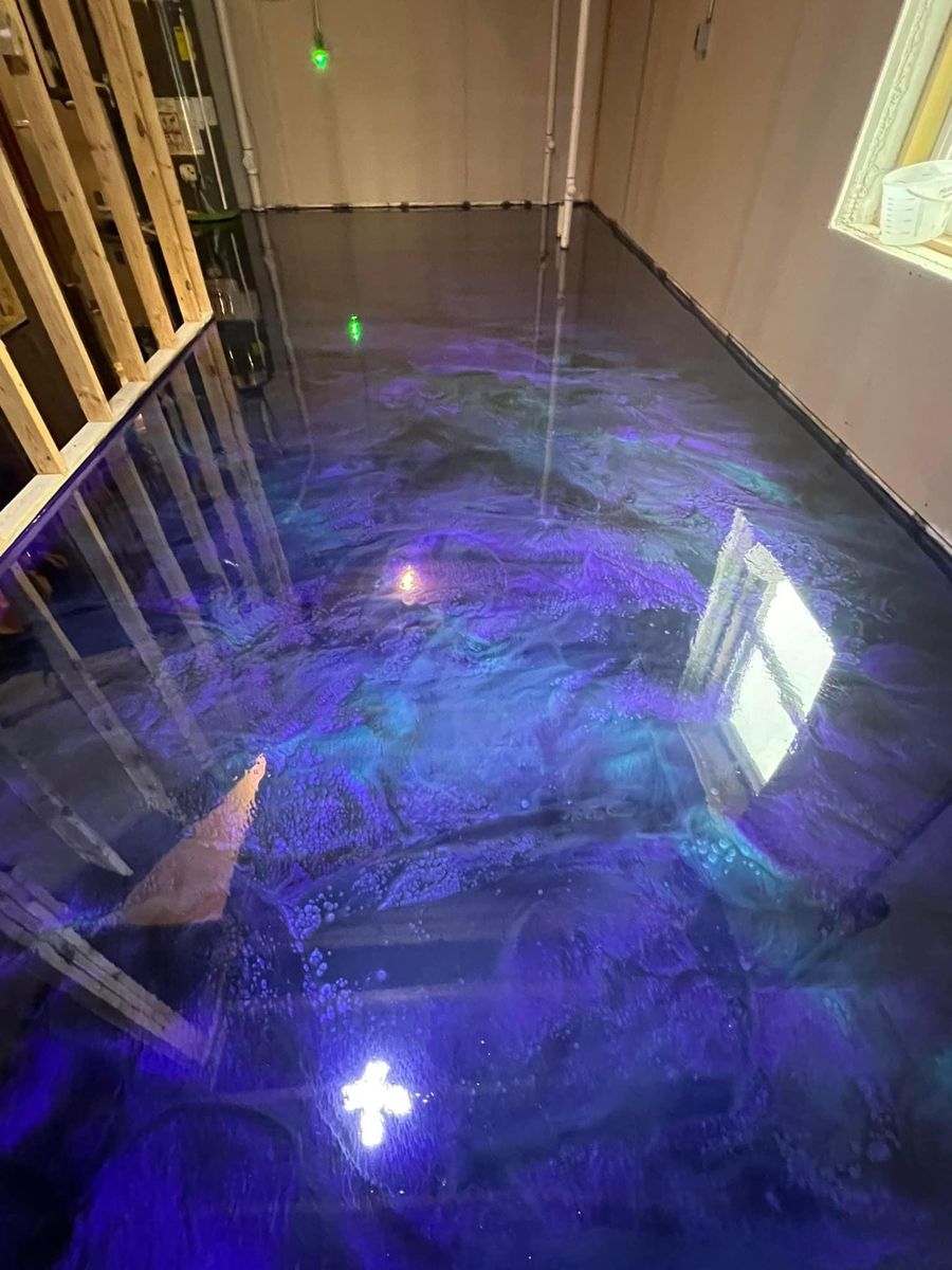 Epoxy Floor Coatings for Texas Curb N Borders in Houston, TX