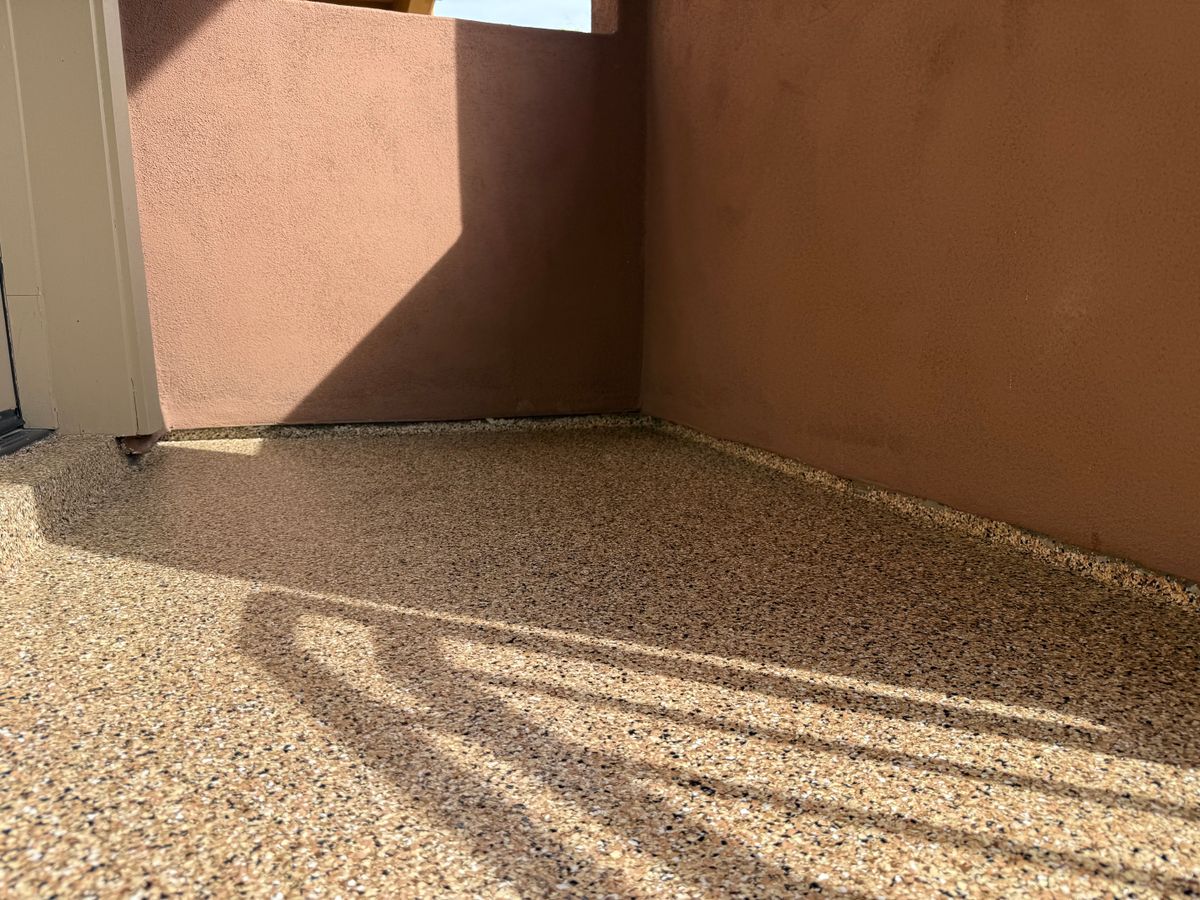 Basement Floor Epoxy Install for Mesa Epoxy Floors in Mesa, AZ