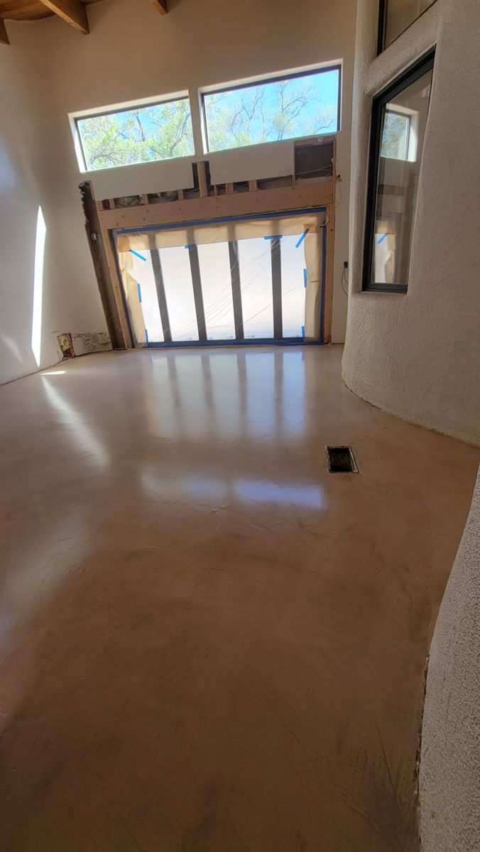 Polished Concrete for Not Just Concrete in Albuquerque, NM