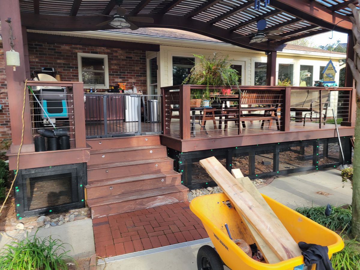 Deck & Patio Installation for GVL Renovations in Greenville, SC