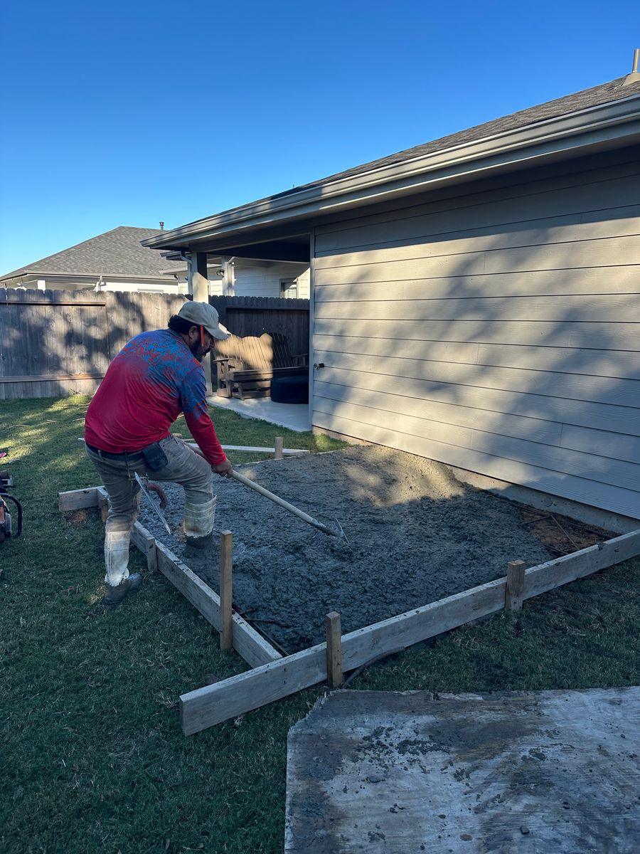 Concrete Resurfacing for Texas Curb N Borders in Houston, TX