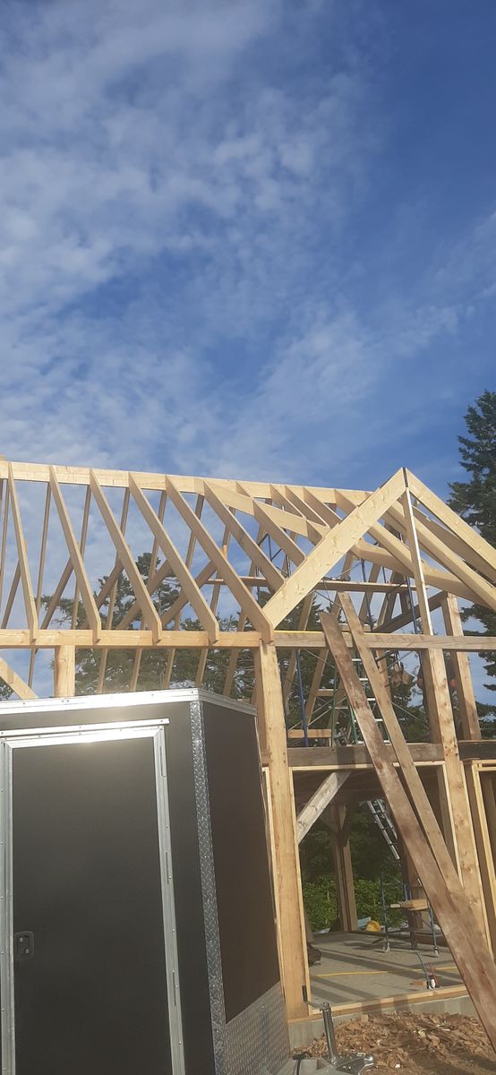 New Construction for MLG Custom Carpentry in Marshfield, ME