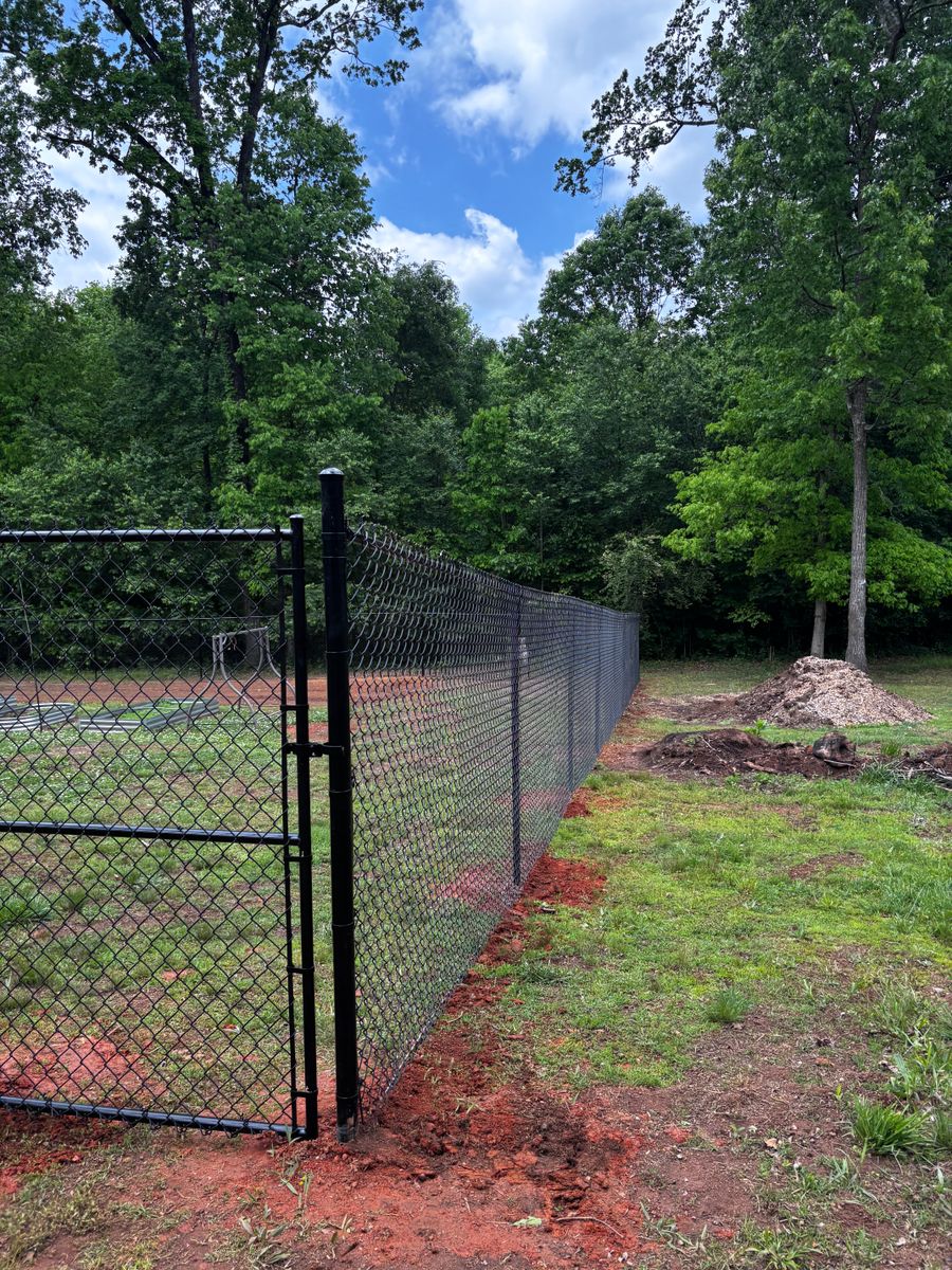 Fence installation for Alpine Fence in Dahlonega, GA