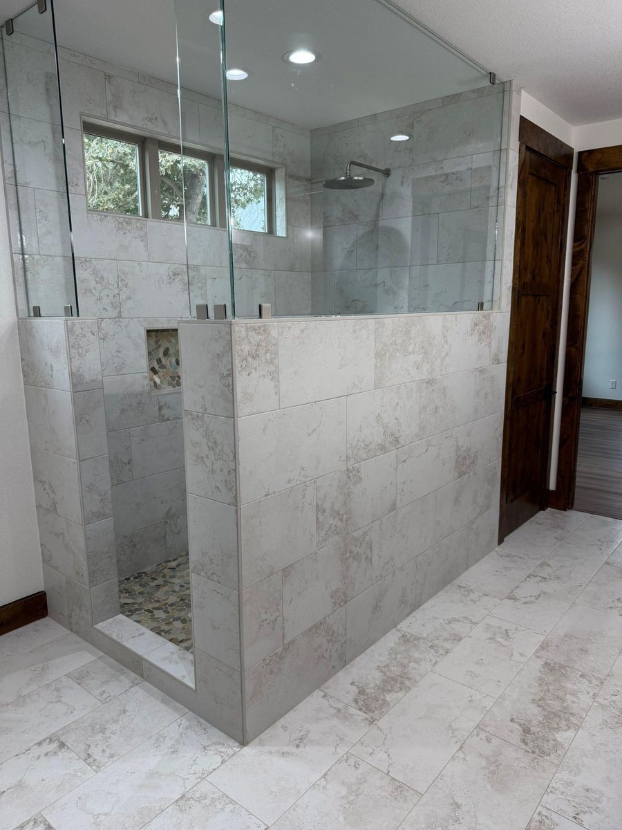 Bathroom Renovation for CWC Custom Homes & Barndominiums in Snook, TX