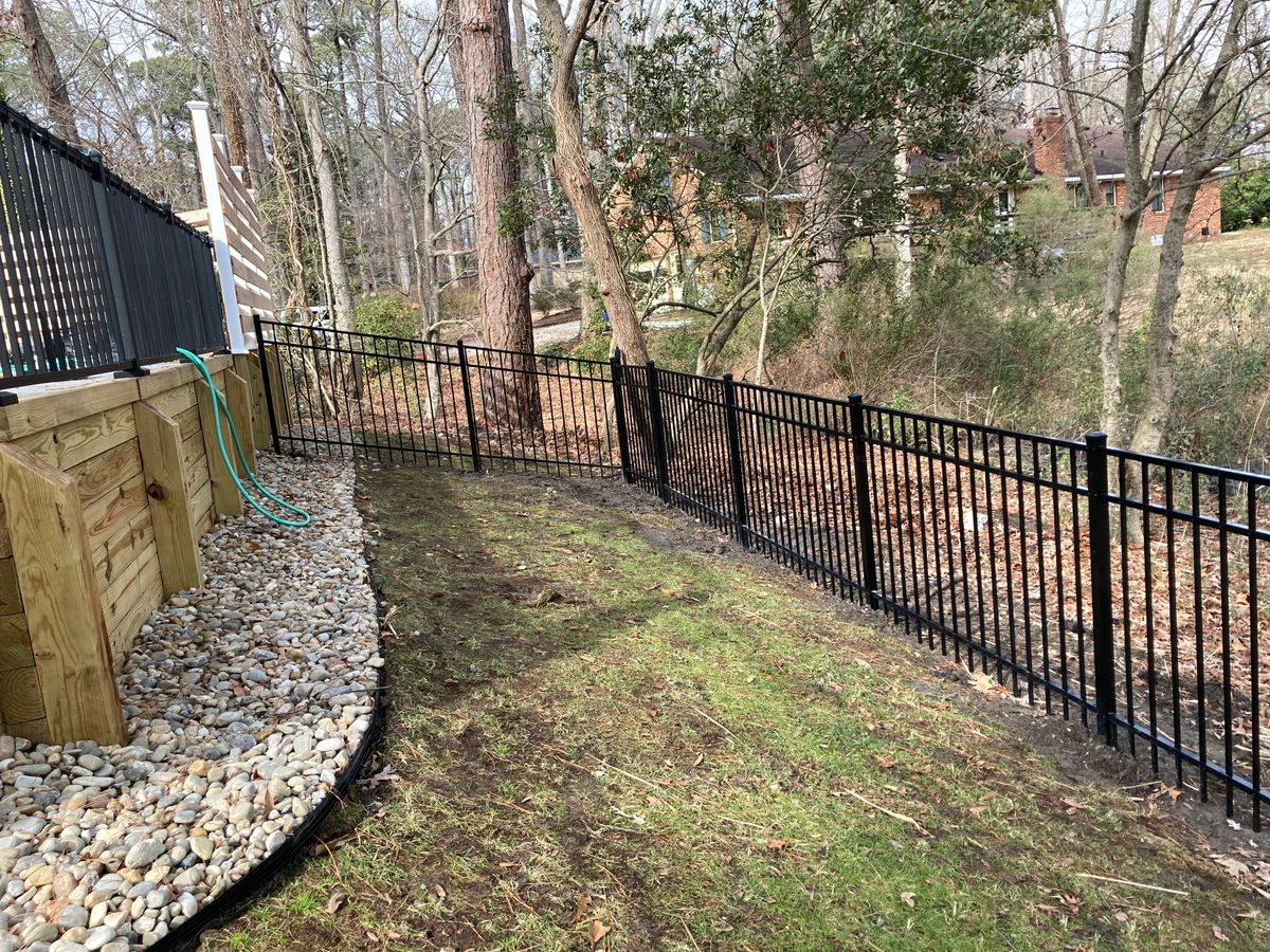 Aluminum Fencing for Sea Level Fence in Virginia Beach, VA