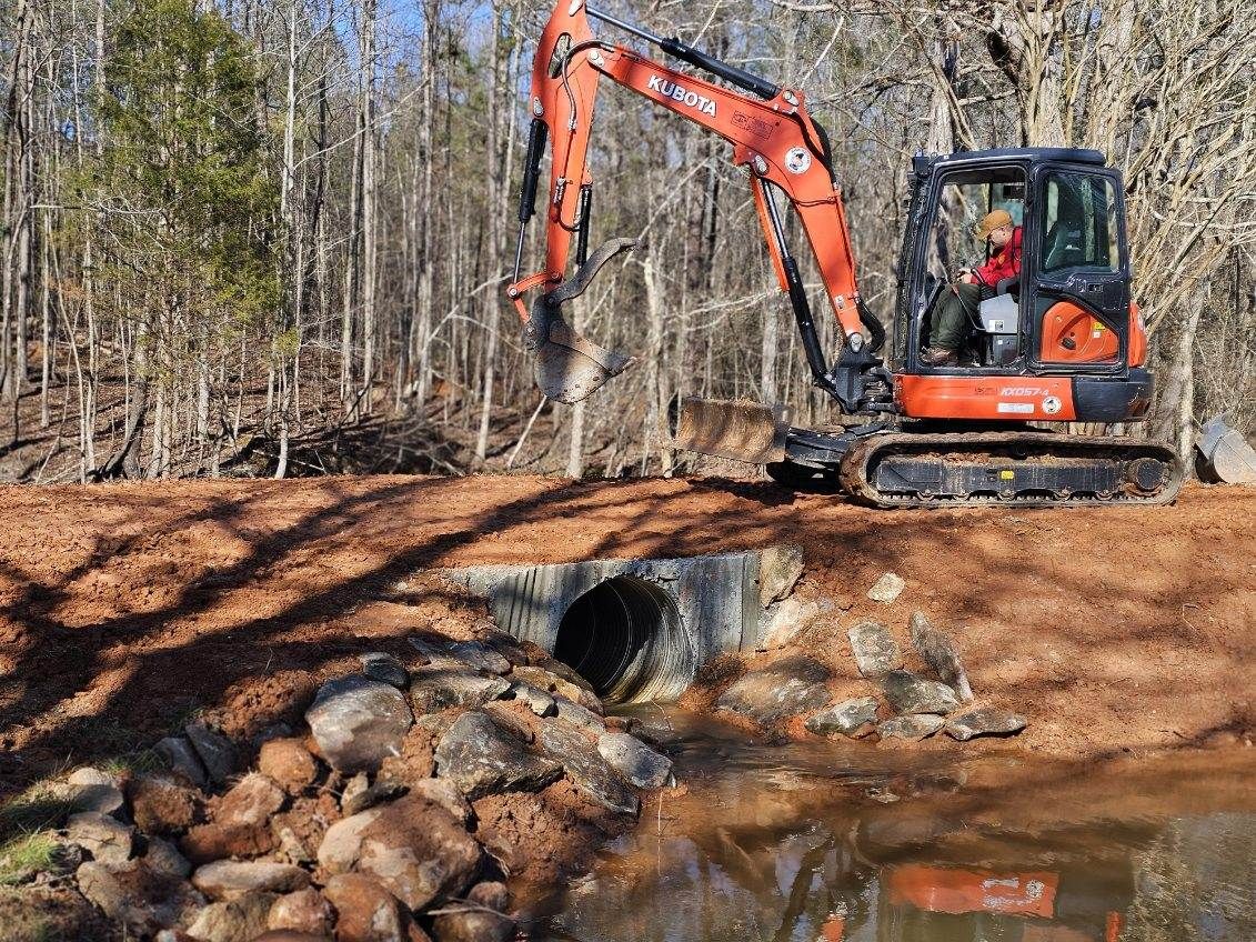 Drainage solutions for Jason Scott Grading & Clearing in Williamson, GA