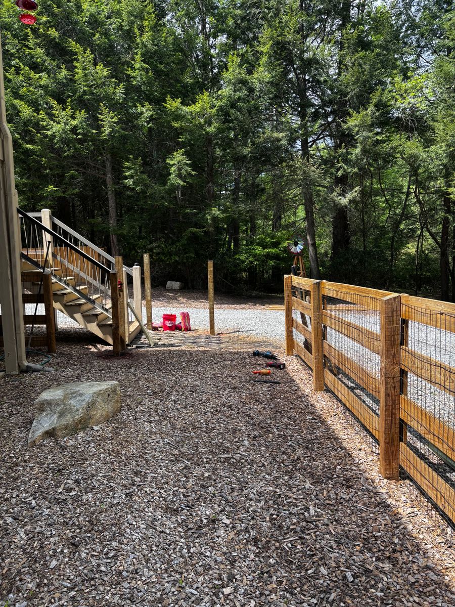 Wooden Fencing for Alpine Fence in Dahlonega, GA