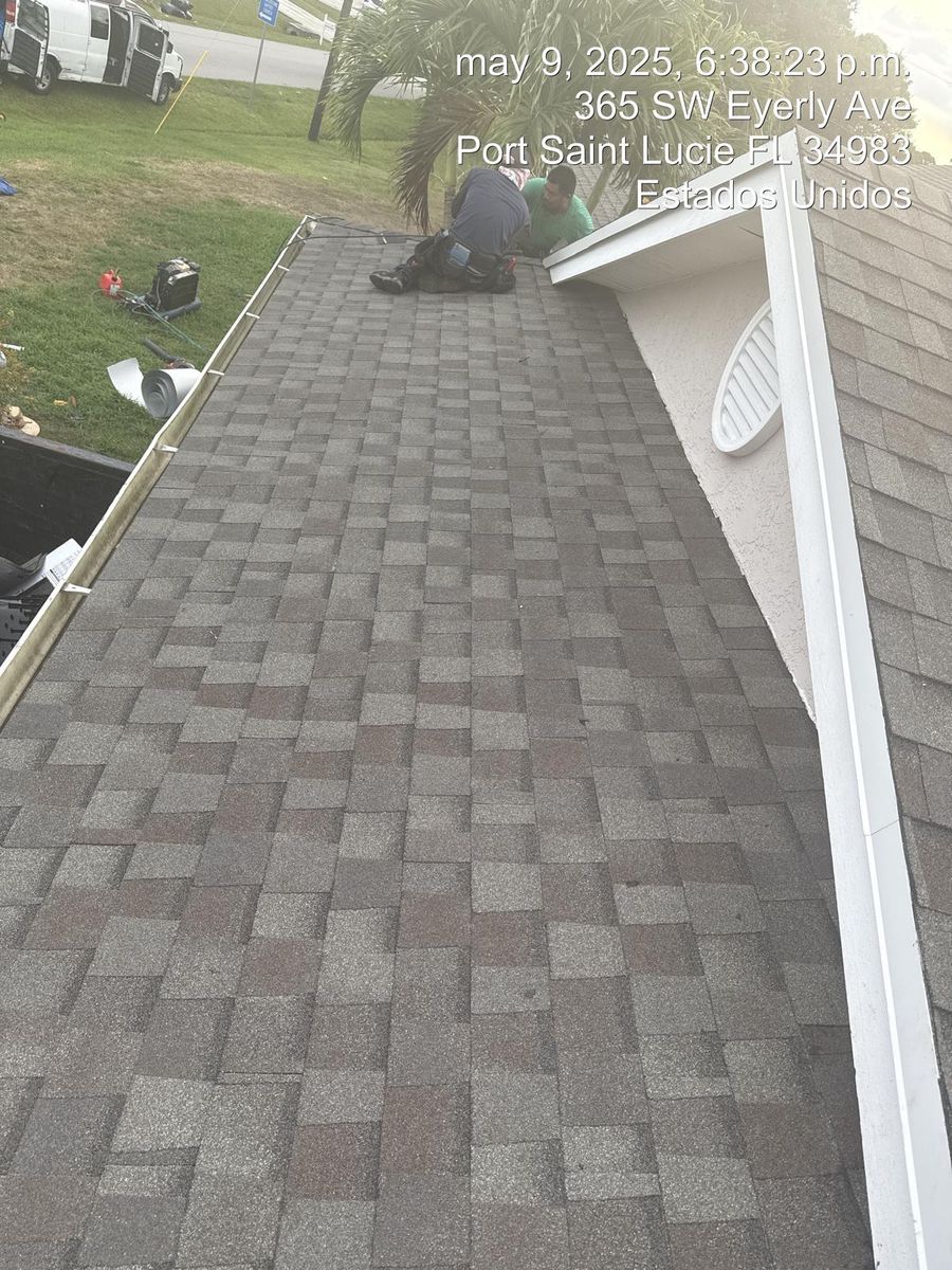 Roof Replacement for Ridgecap Roofing in Port St. Lucie, FL